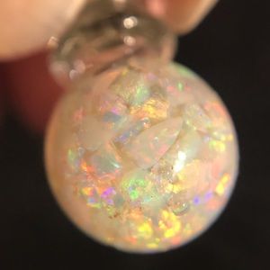 FLOATING OPAL PENDANT NECKLACE